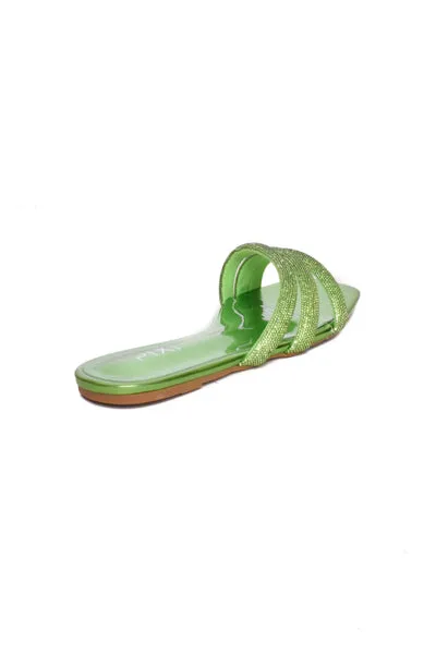 01-4341 Strassy Flat Slipper*