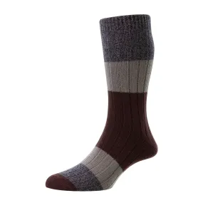 Acacia Chunky Cotton One Size Sock - Steel