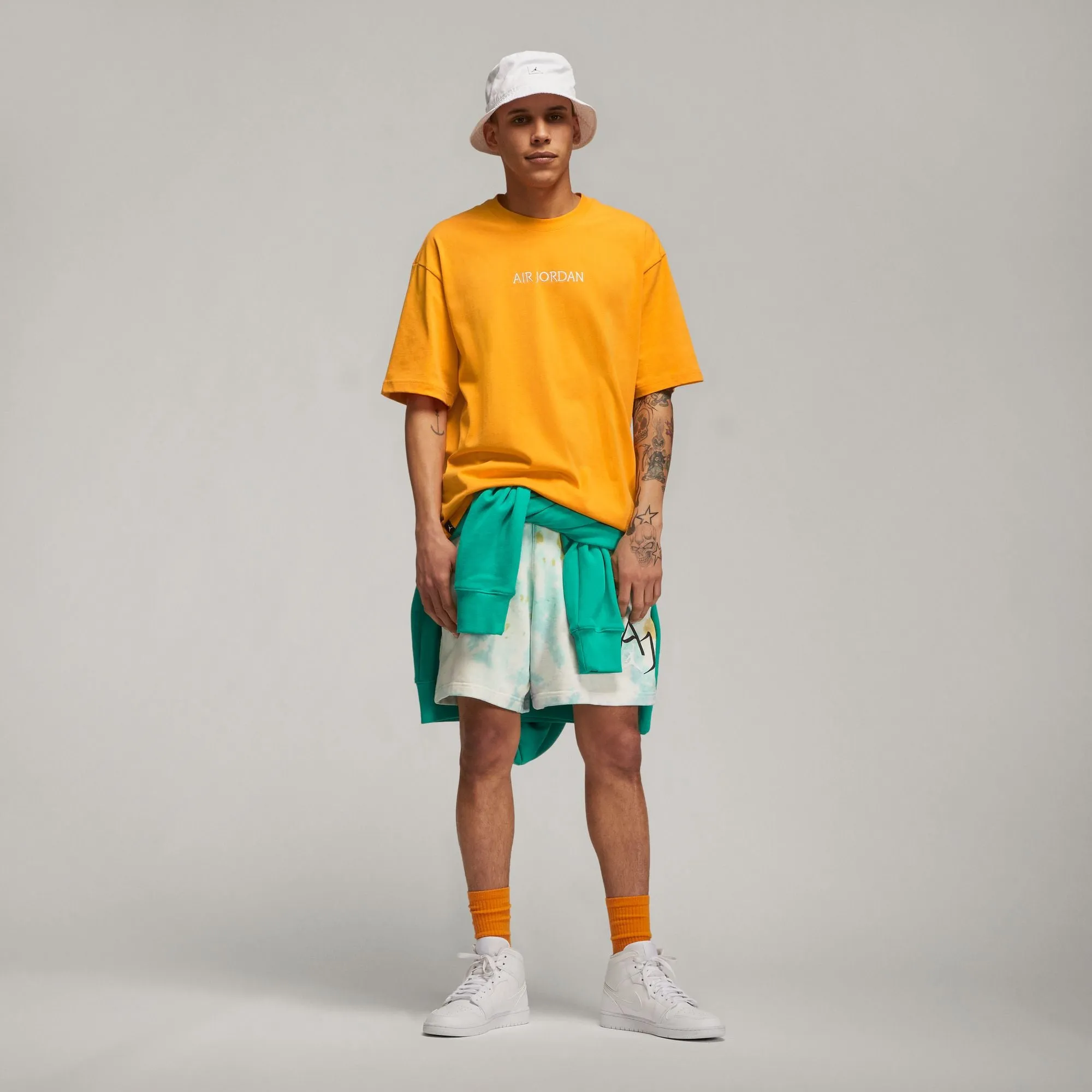 Air Jordan Mens SS Tee Yellow