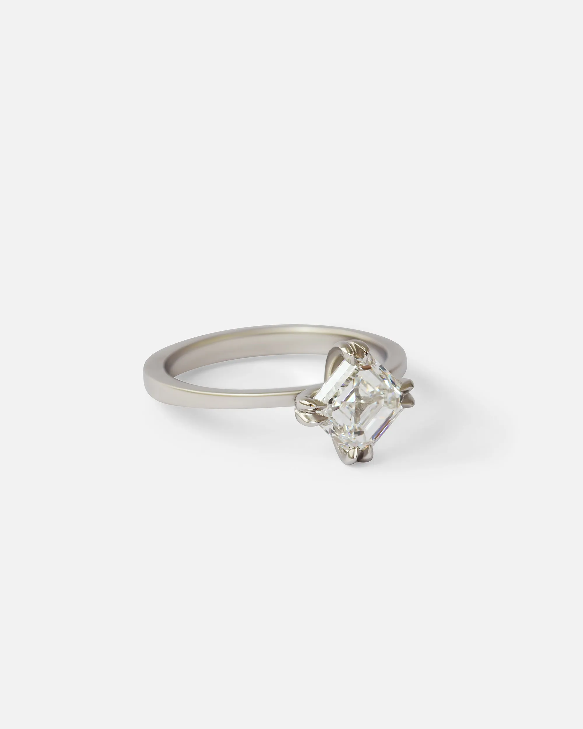 Ash / Asscher Cut Diamond Ring