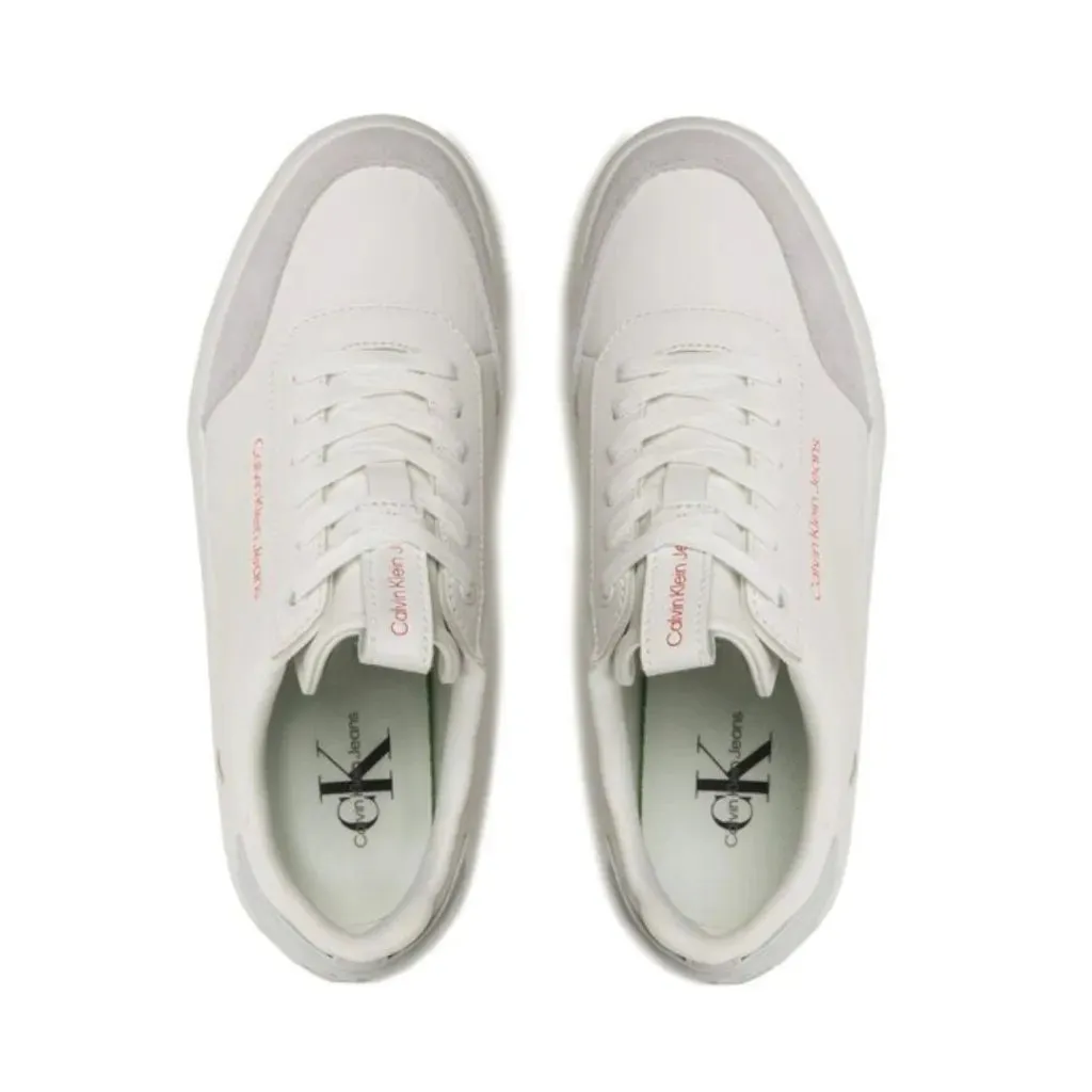 Calvin Klein Jeans Casual Cupsole High-Low Freq Trainer YM0YM00670-WHT