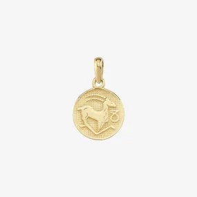 Capricorn Zodiac Necklace | 14K Solid Gold