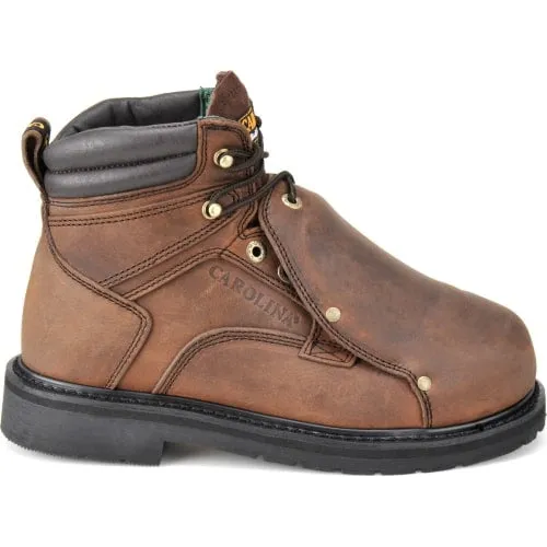 Carolina Men's Metpro Lo 6 Steel Toe Metguard Work Boot -Brown- 599