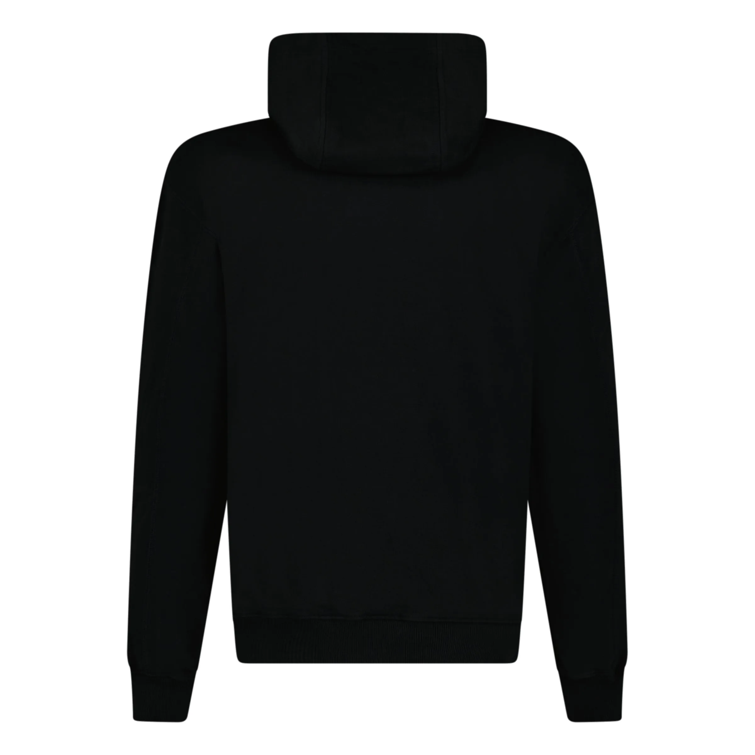 CASABLANCA  LOGO EMBROIDERED HOODED SWEATSHIRT BLACK