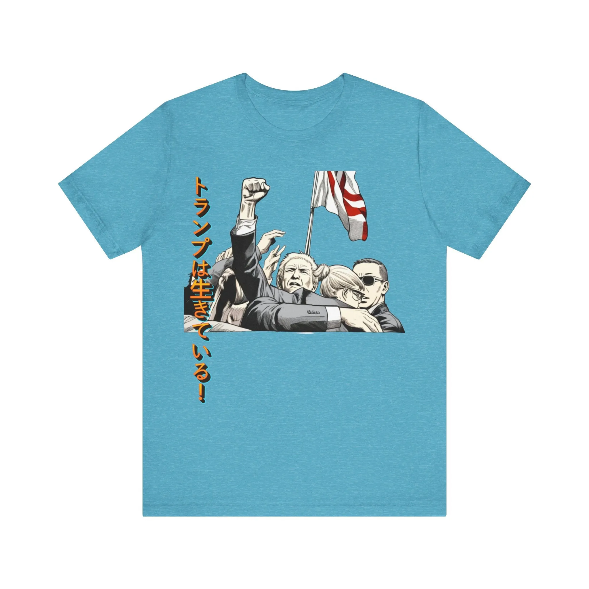 Donald Trump Lives Japanese Manga Tee