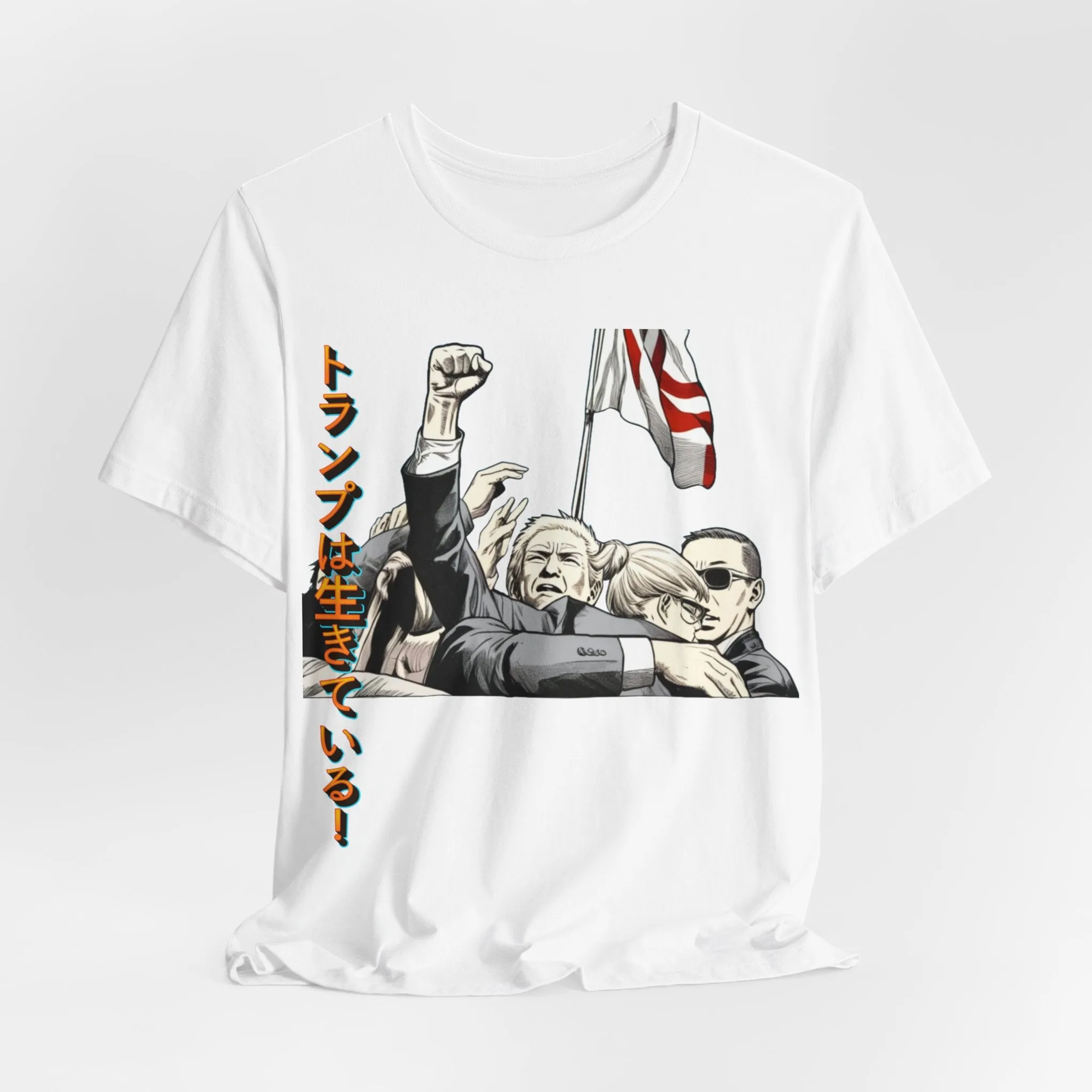 Donald Trump Lives Japanese Manga Tee