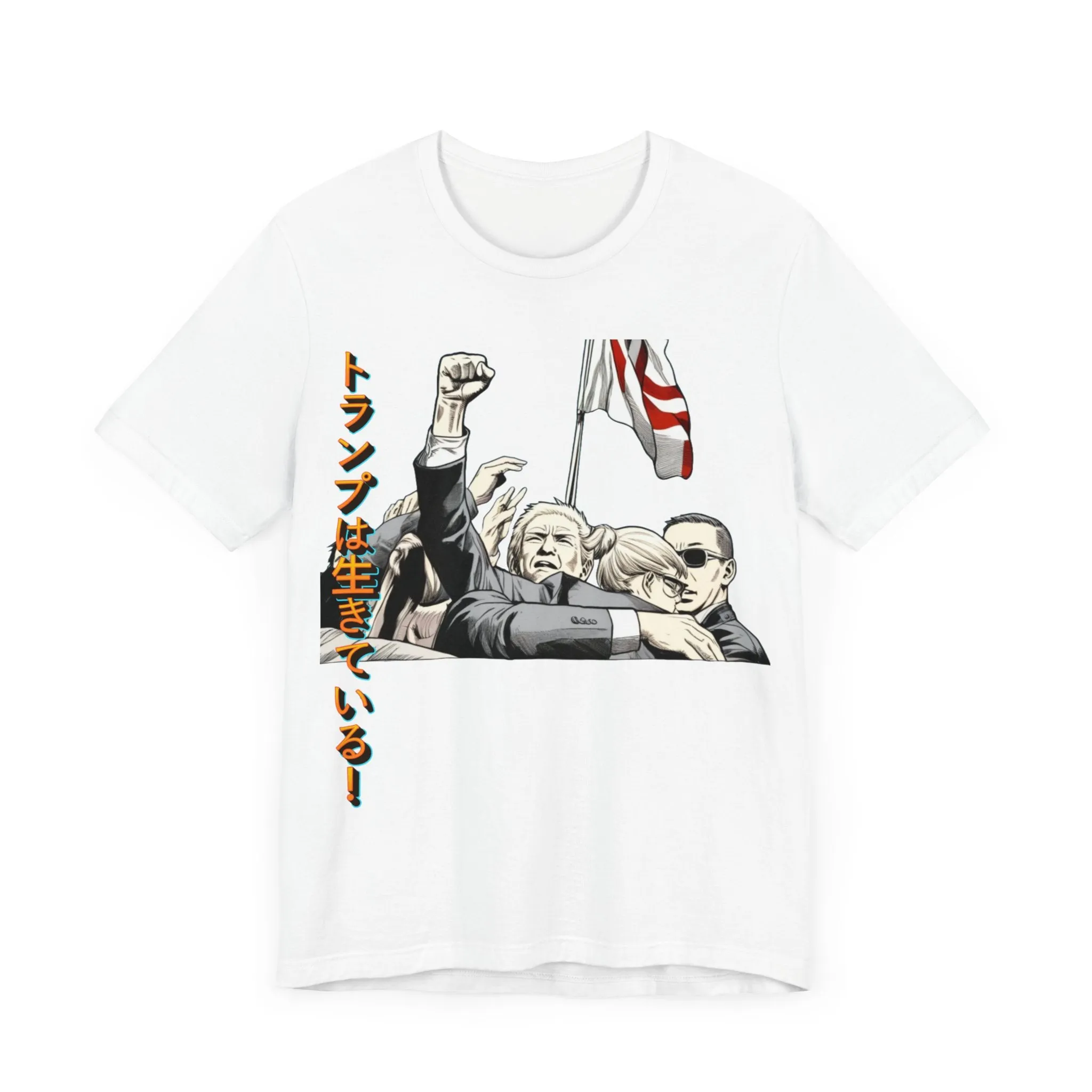 Donald Trump Lives Japanese Manga Tee