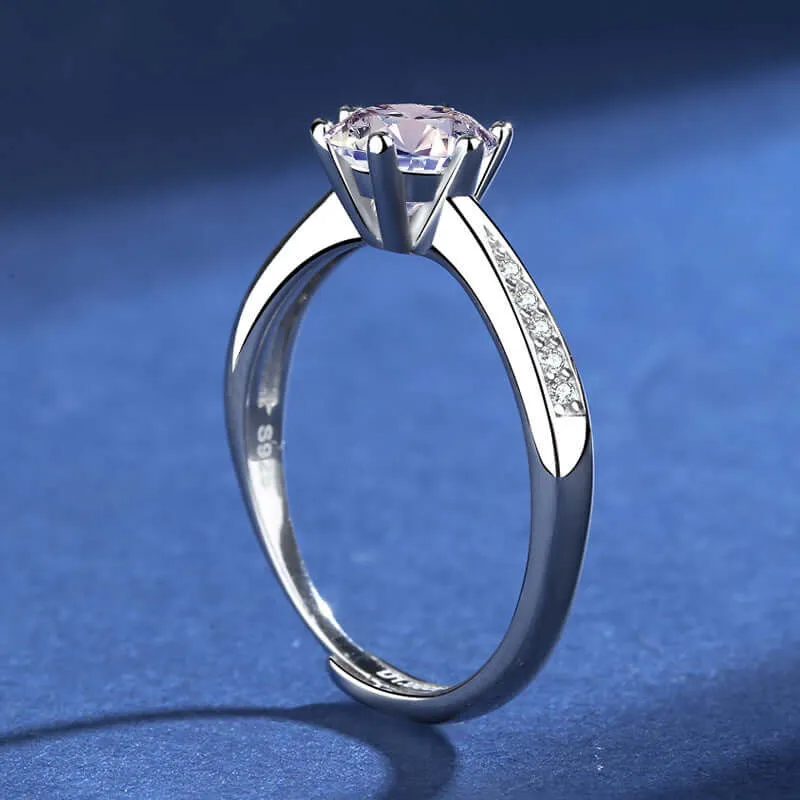 Engagement Valentine's Day Gift Moissanite Ring