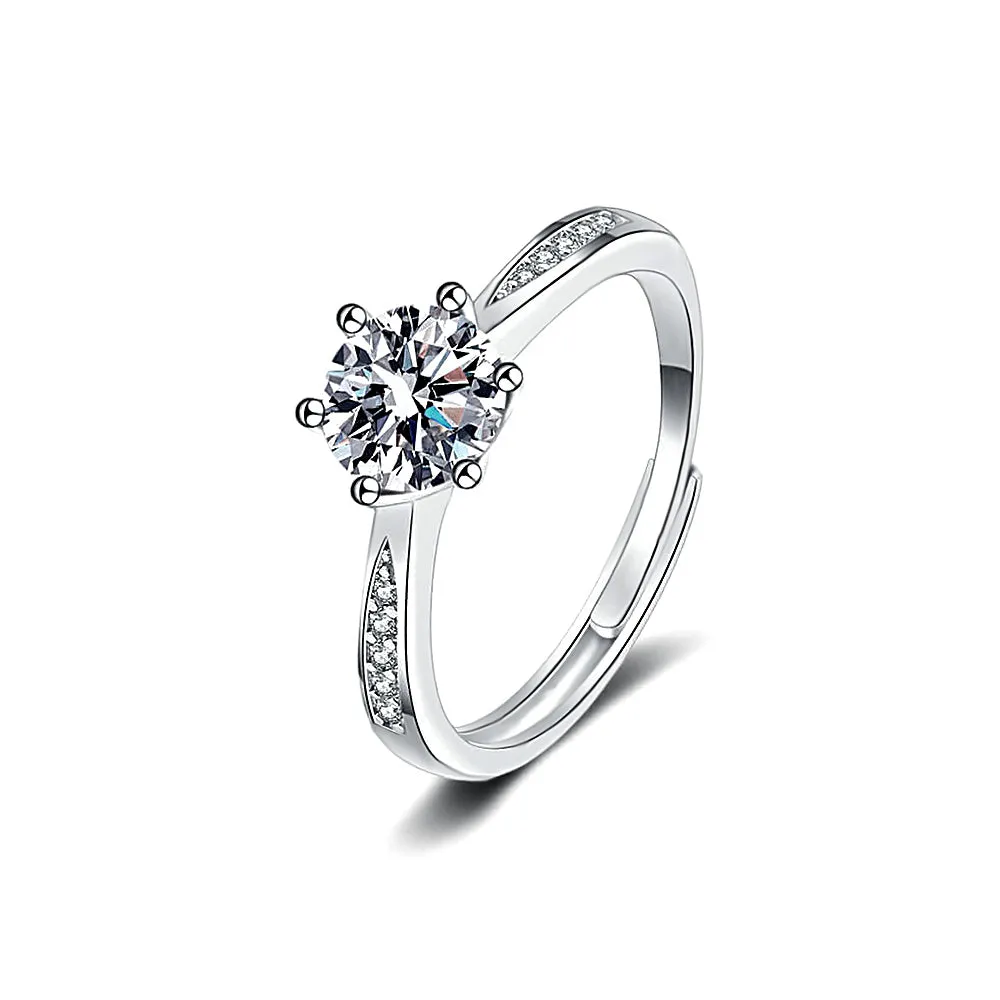 Engagement Valentine's Day Gift Moissanite Ring