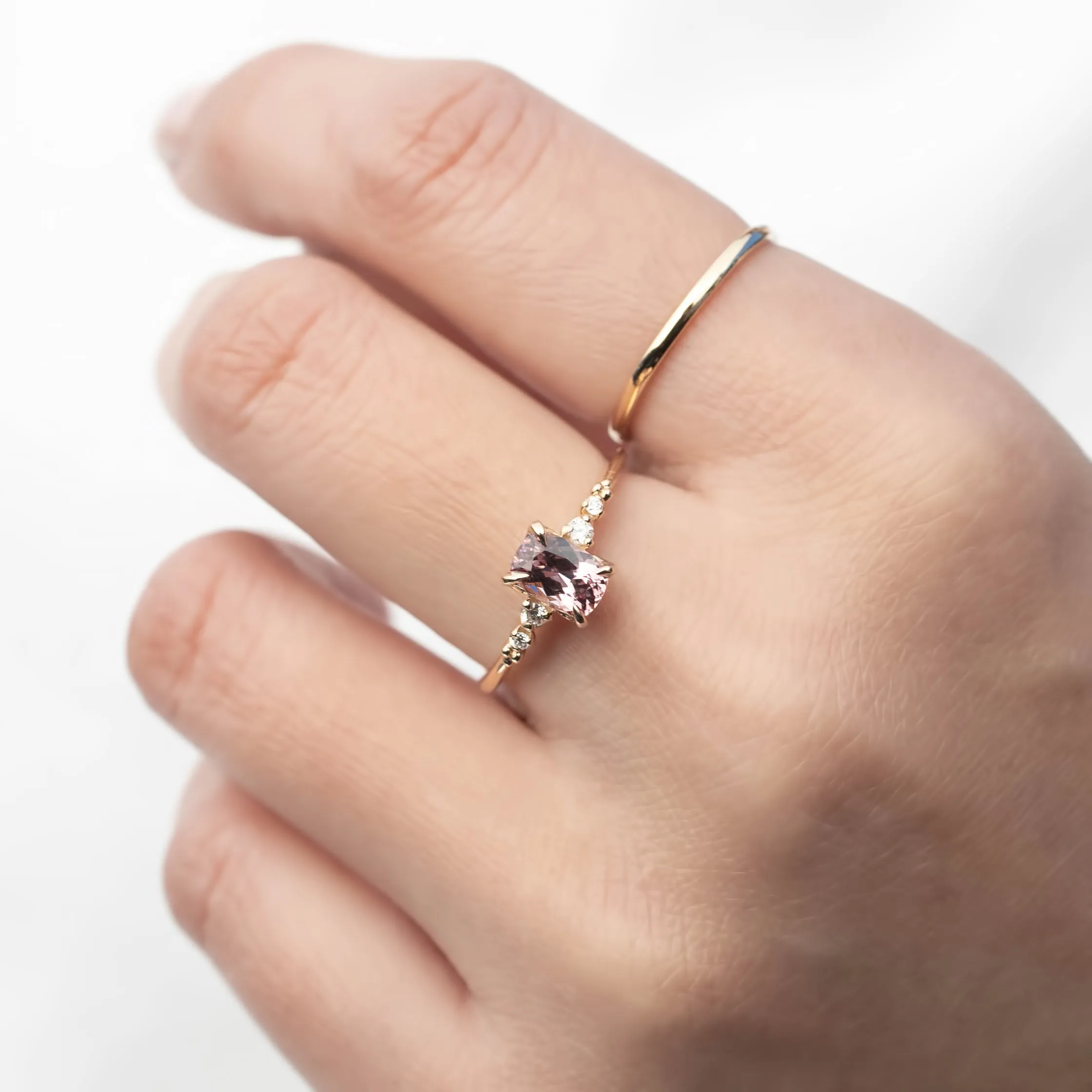 Estel Luxe Ring - 0.82ct Pink Spinel (One of a kind)