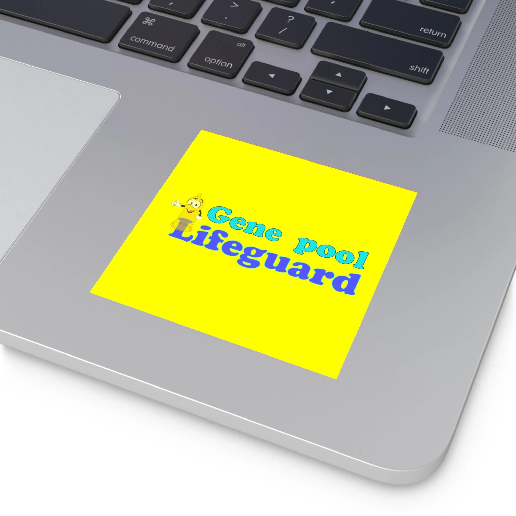 Gene Pool Lifeguard Square Vinyl Stickers