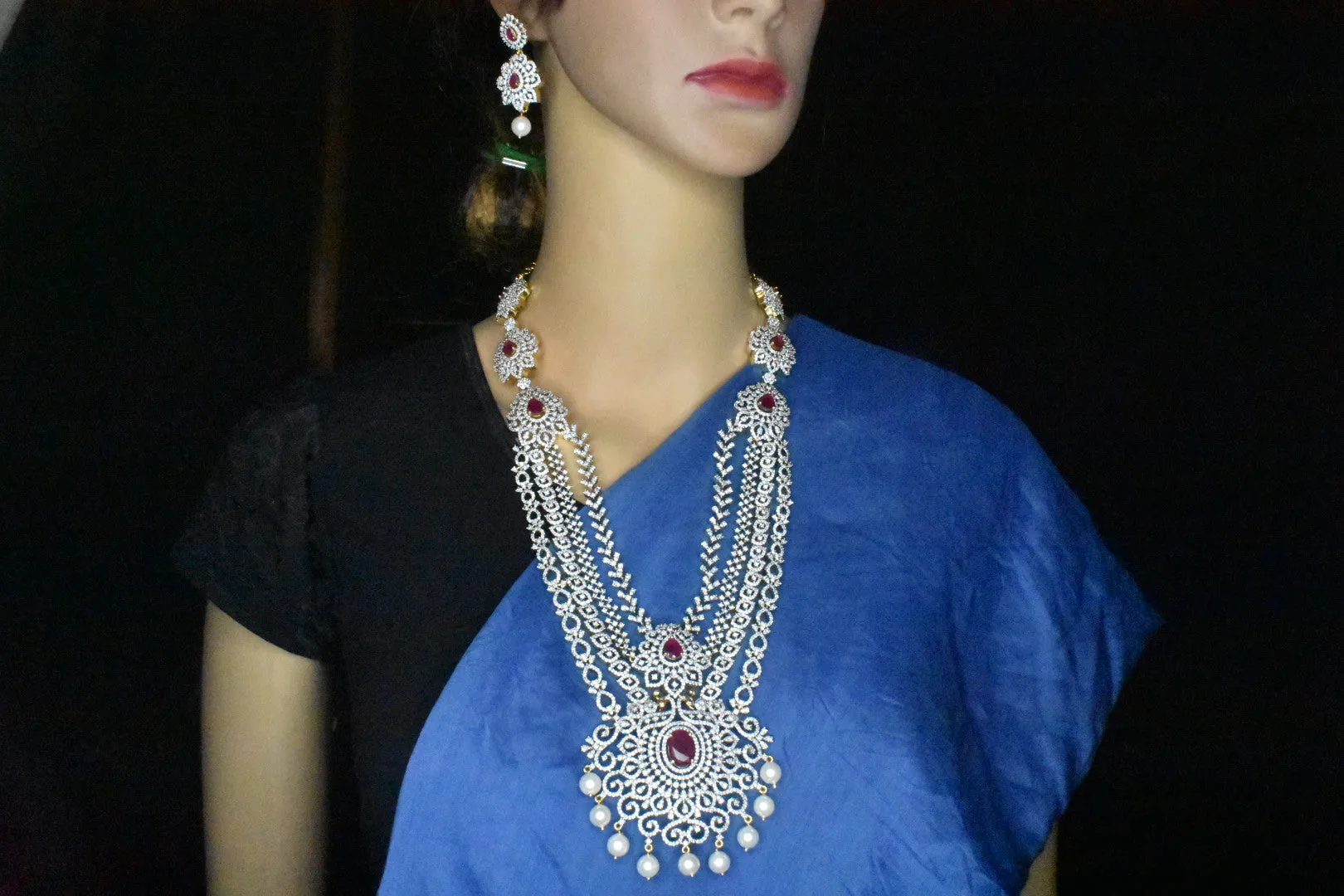 Grand Layered Long Necklace