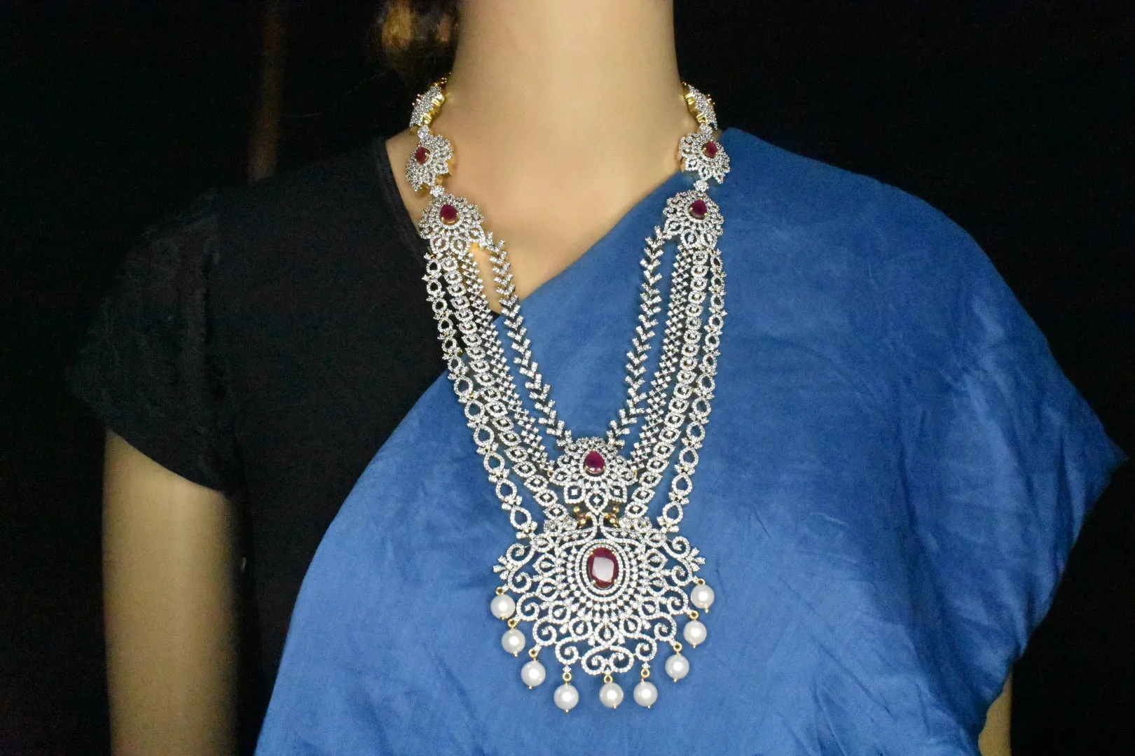 Grand Layered Long Necklace