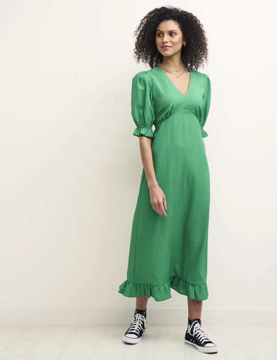 Green Delilah Midi Tea Dress