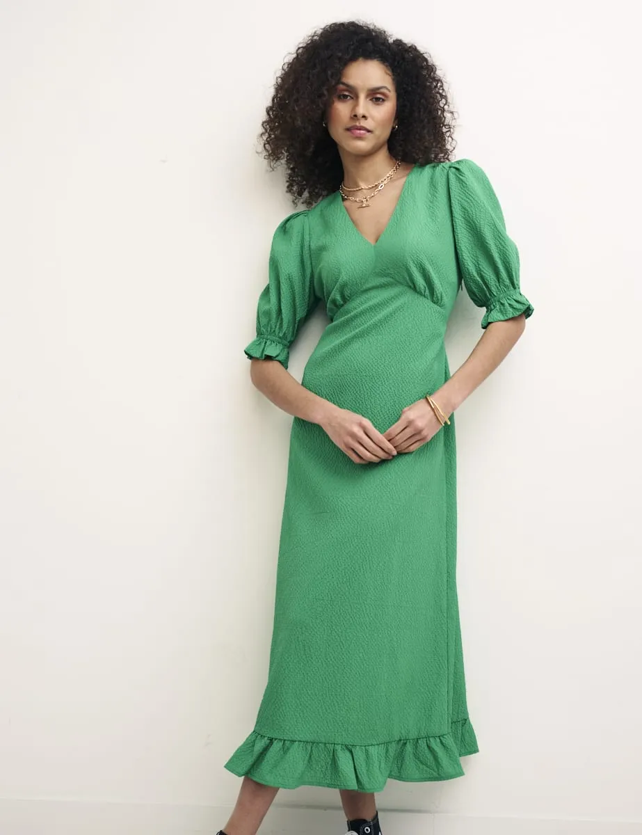 Green Delilah Midi Tea Dress