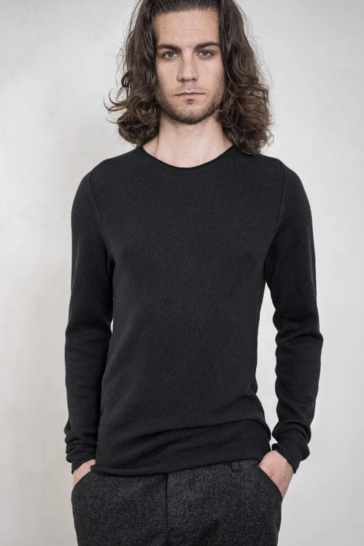 Hannibal | Nevio | Herrenpullover aus feiner Merinowolle in schwarz