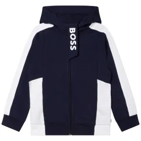 Hugo Boss Boys Zip-Up Hoodie _Grey J25M68-A32