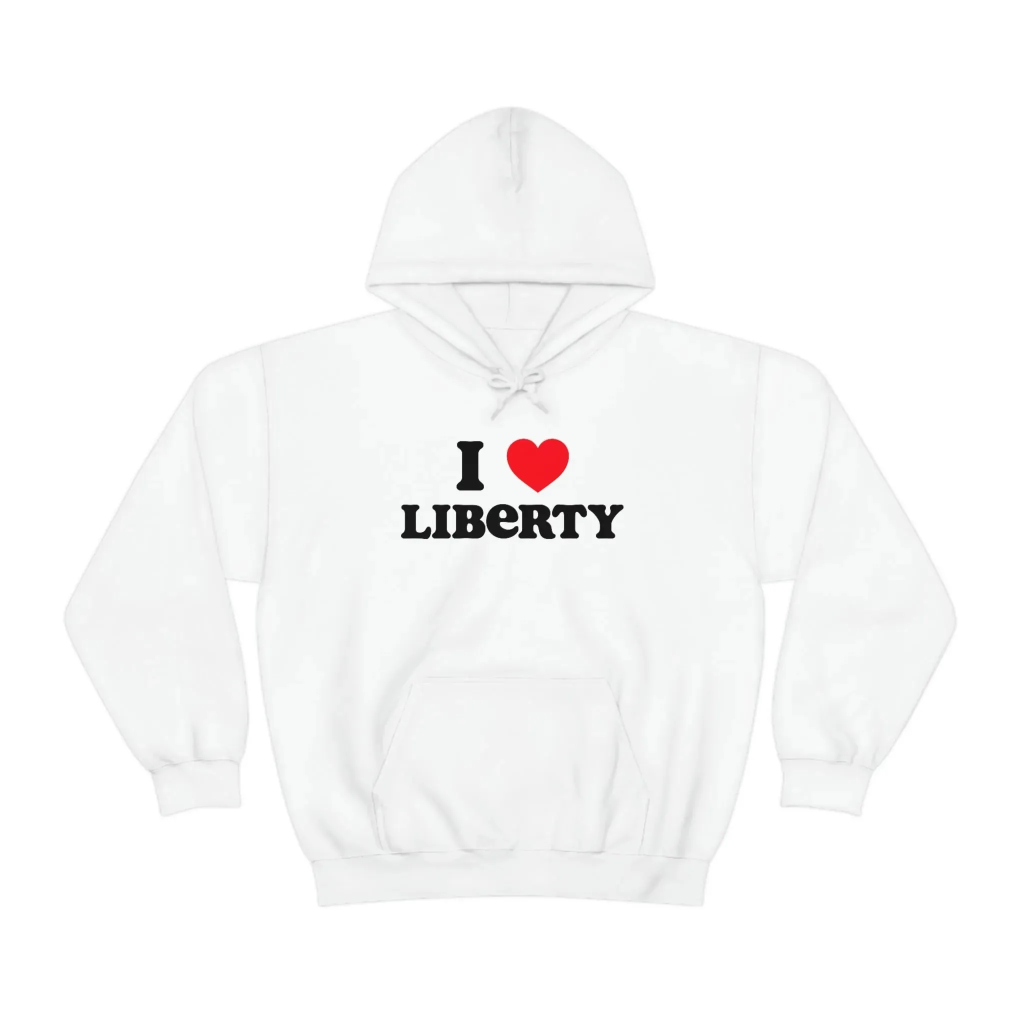 I Heart Liberty Unisex Heavy Blend™ Hooded Sweatshirt