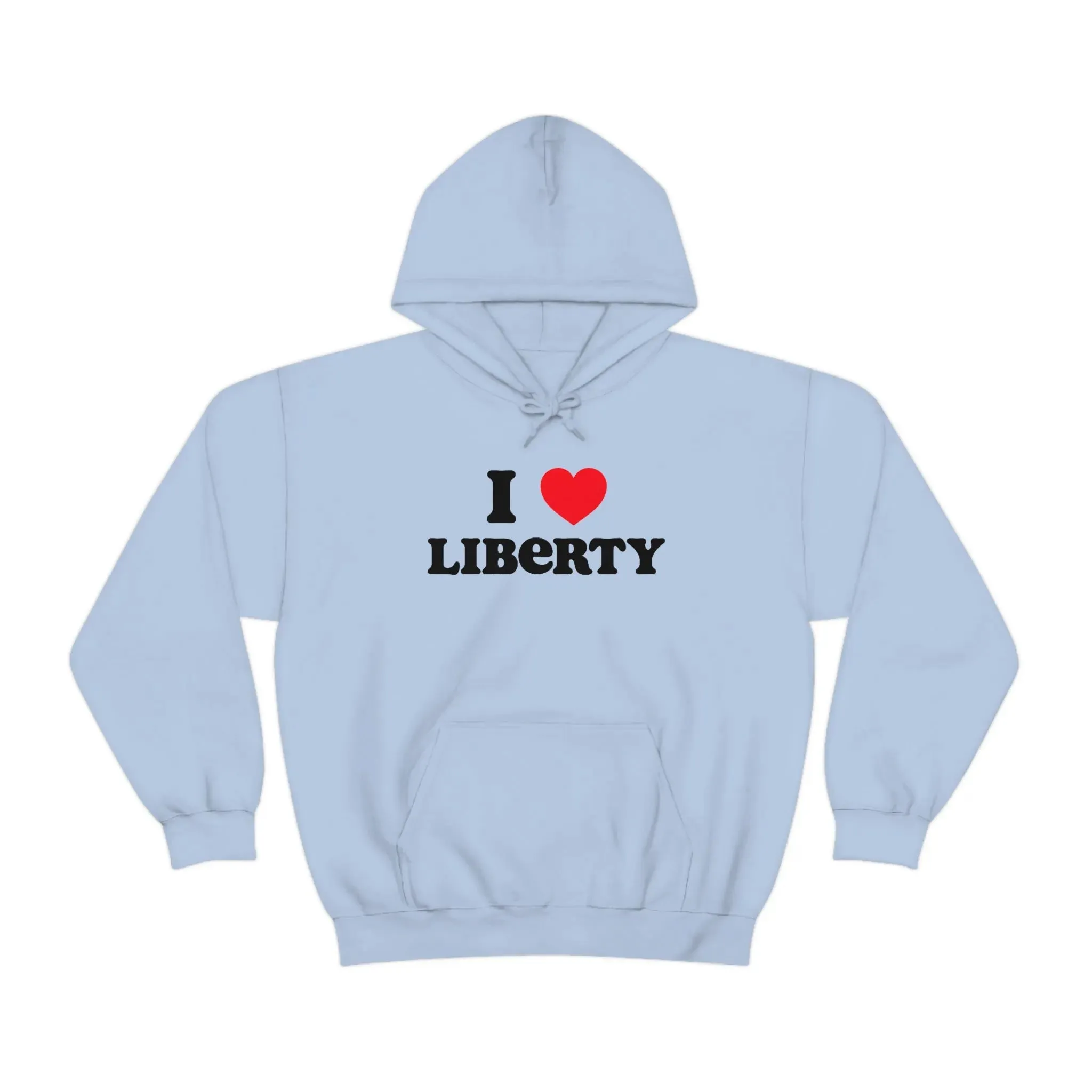 I Heart Liberty Unisex Heavy Blend™ Hooded Sweatshirt