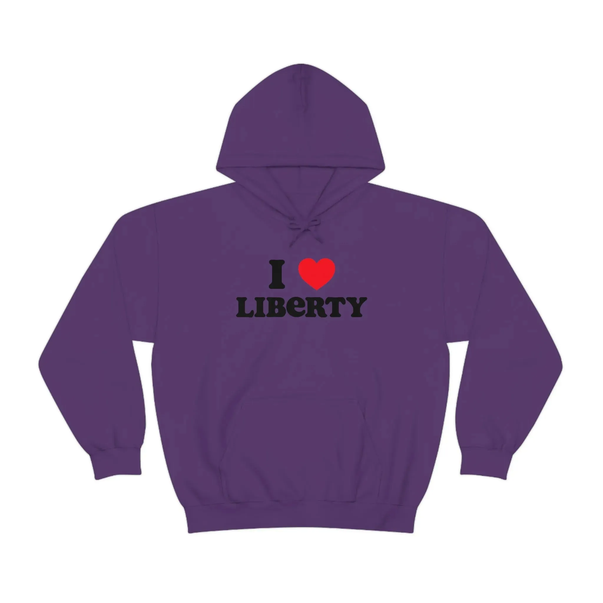 I Heart Liberty Unisex Heavy Blend™ Hooded Sweatshirt