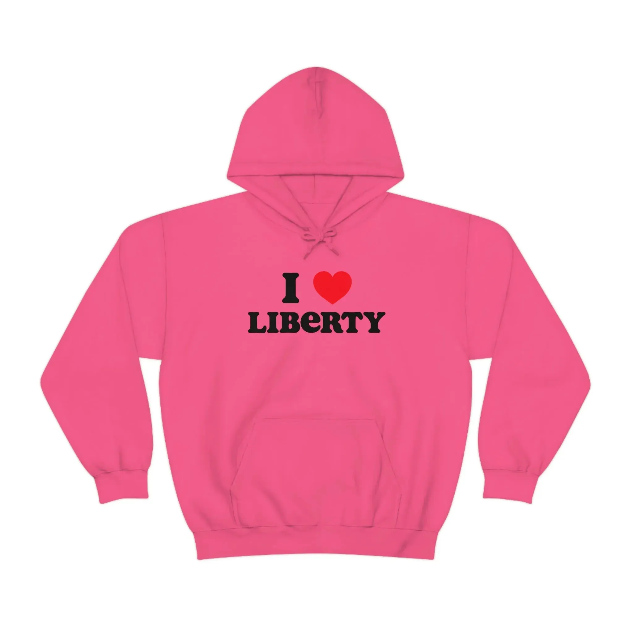 I Heart Liberty Unisex Heavy Blend™ Hooded Sweatshirt