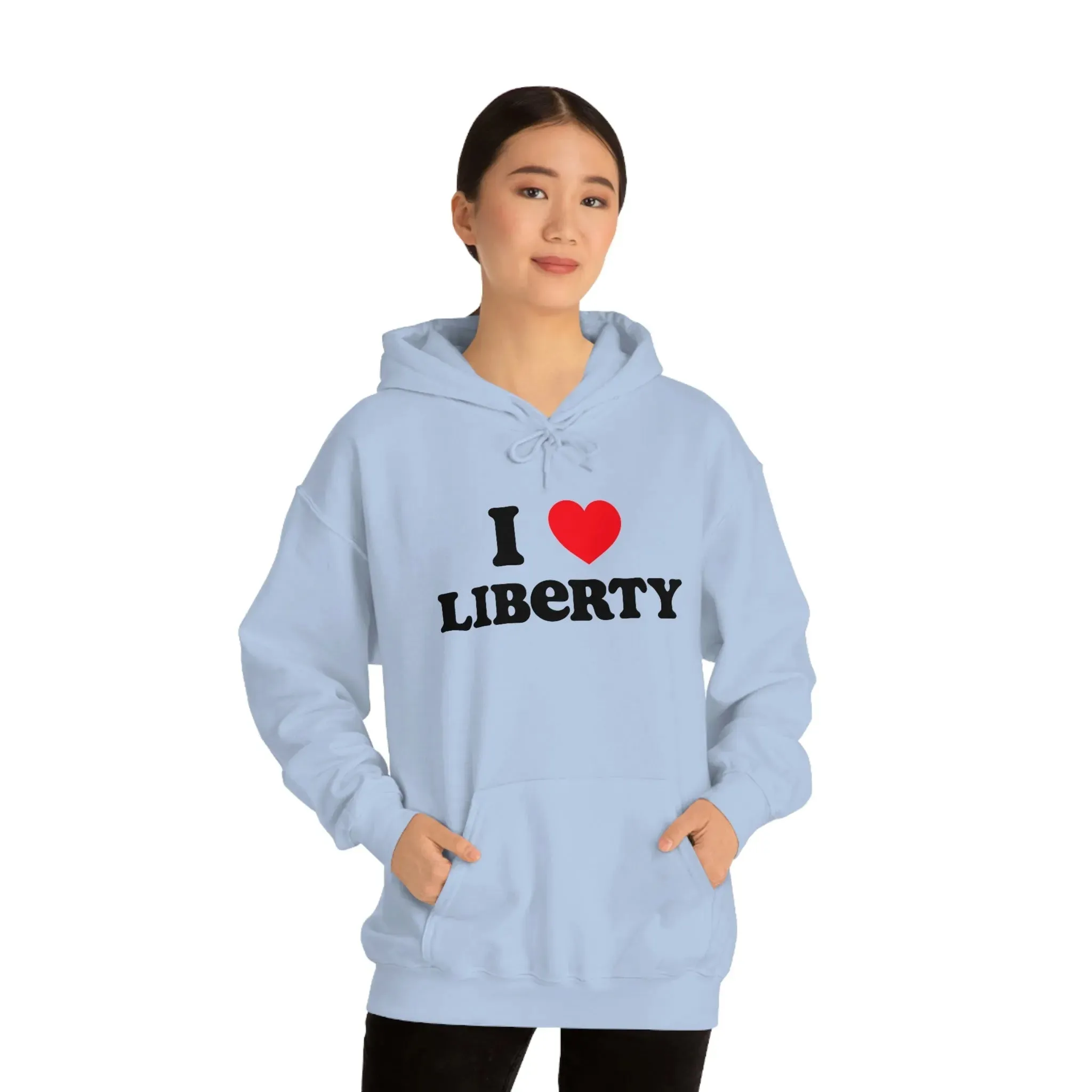 I Heart Liberty Unisex Heavy Blend™ Hooded Sweatshirt