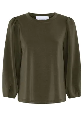 La Rouge Thilde Bluse - Army Green