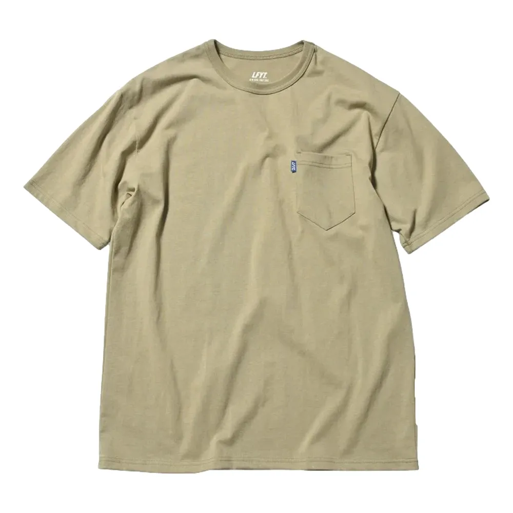 LAFAYETTE SOLID POCKET TEE-BEIGE