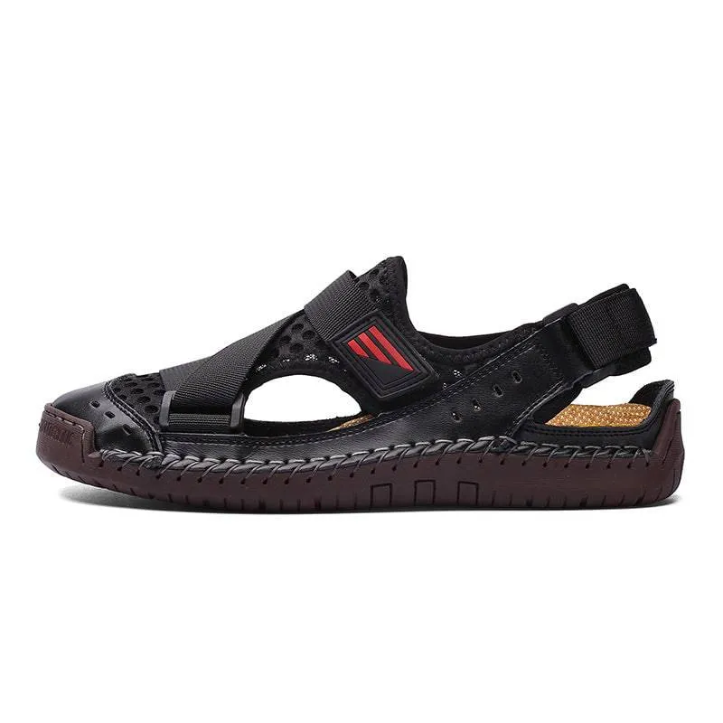 Libiyi Men's Casual Beach Breathable Plus Size Sandals