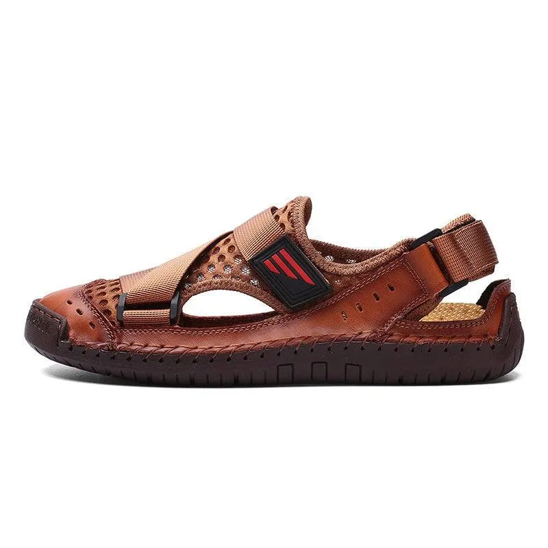 Libiyi Men's Casual Beach Breathable Plus Size Sandals