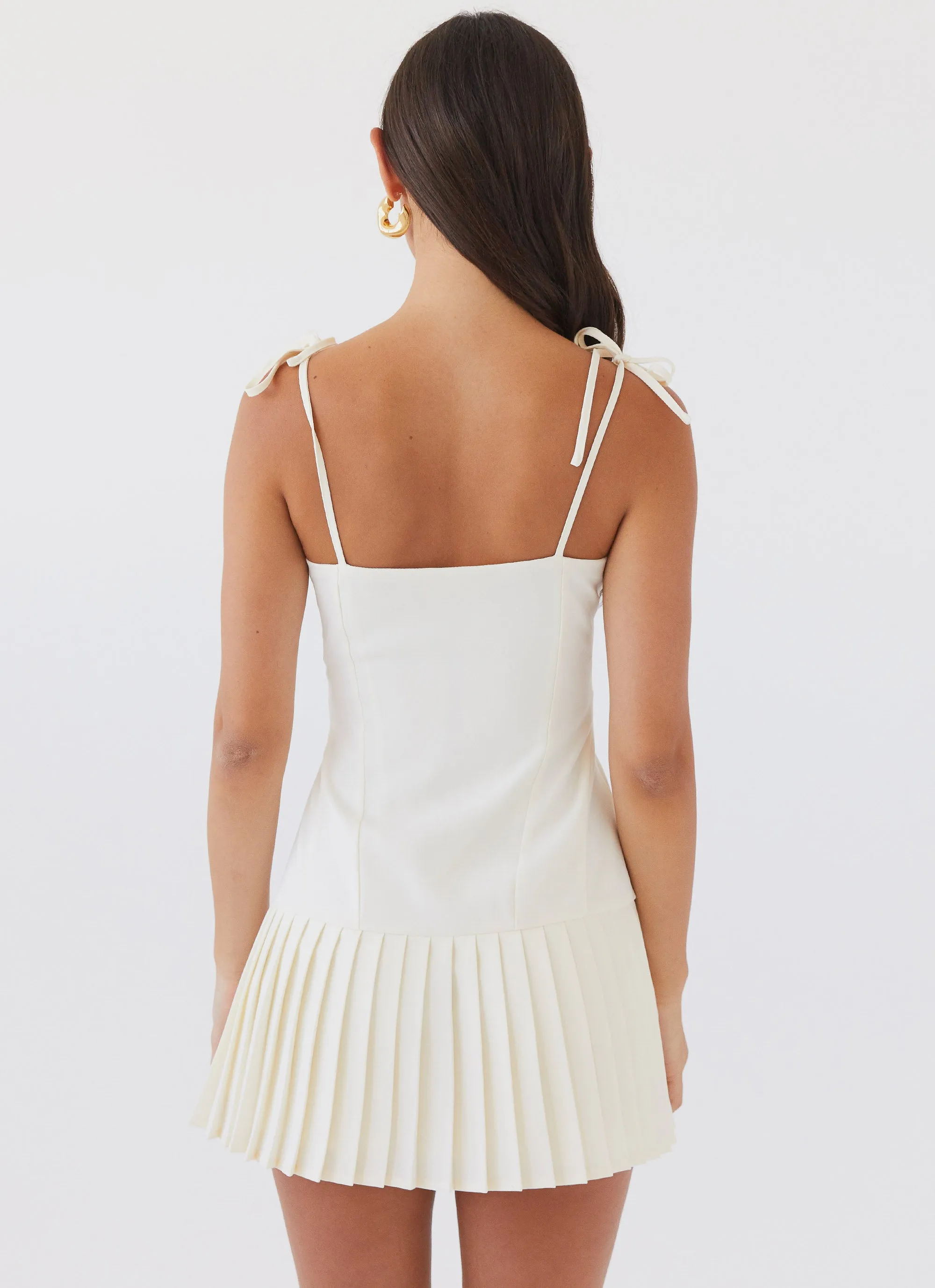 Love Seeker Corset Mini Dress - Ivory