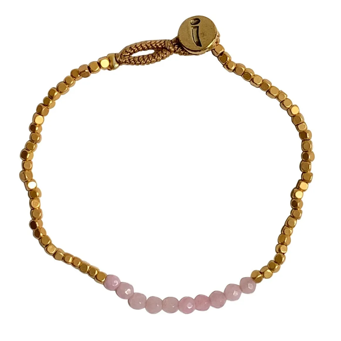 LULU FLASH GOLD PINK OPAL