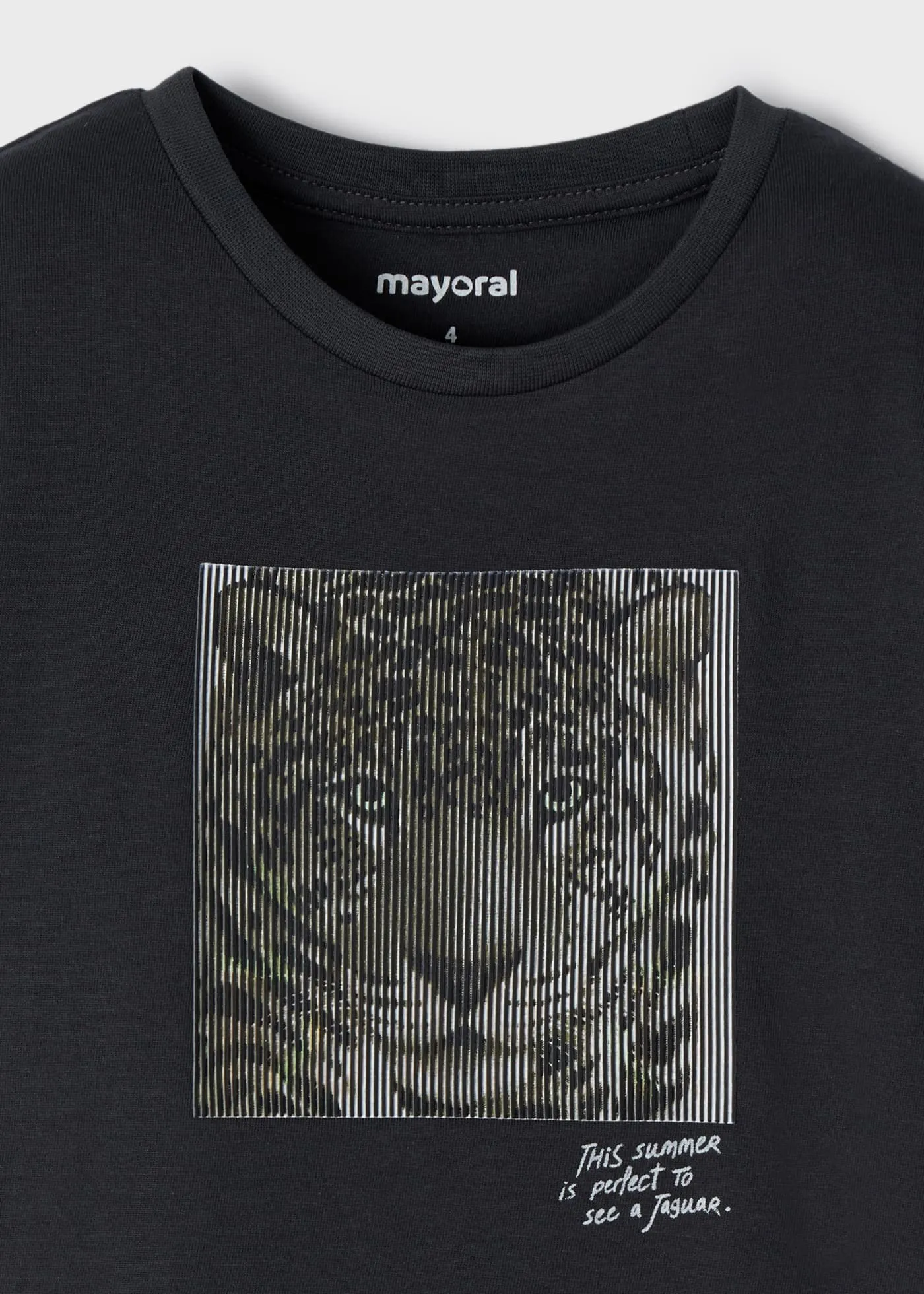 Mayoral Mini T-Shirt w/ 3D Jaguar_ Dark Grey 3005-51