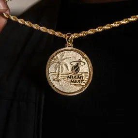 NBA Miami Heat Coin Pendant