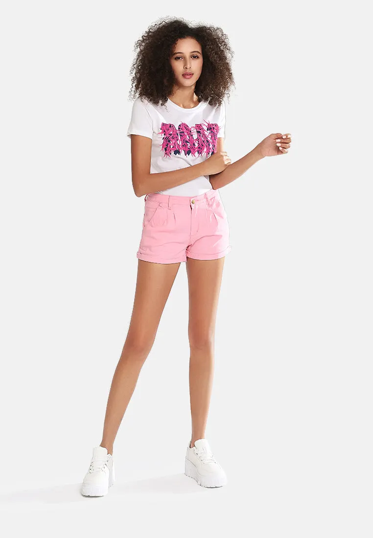 Pleated Flap Pocket Shorts By Ruw