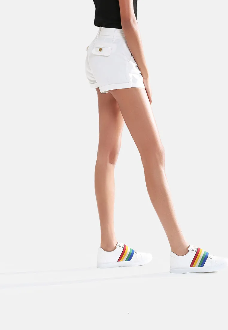 Pleated Flap Pocket Shorts By Ruw