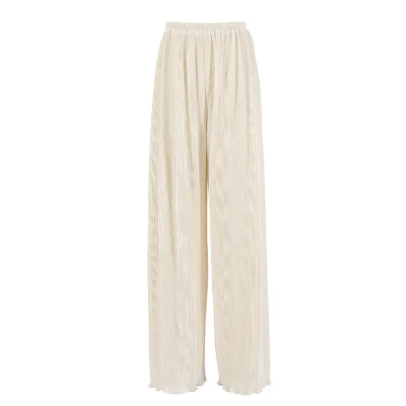 Pleated Women's Shirt Trousers