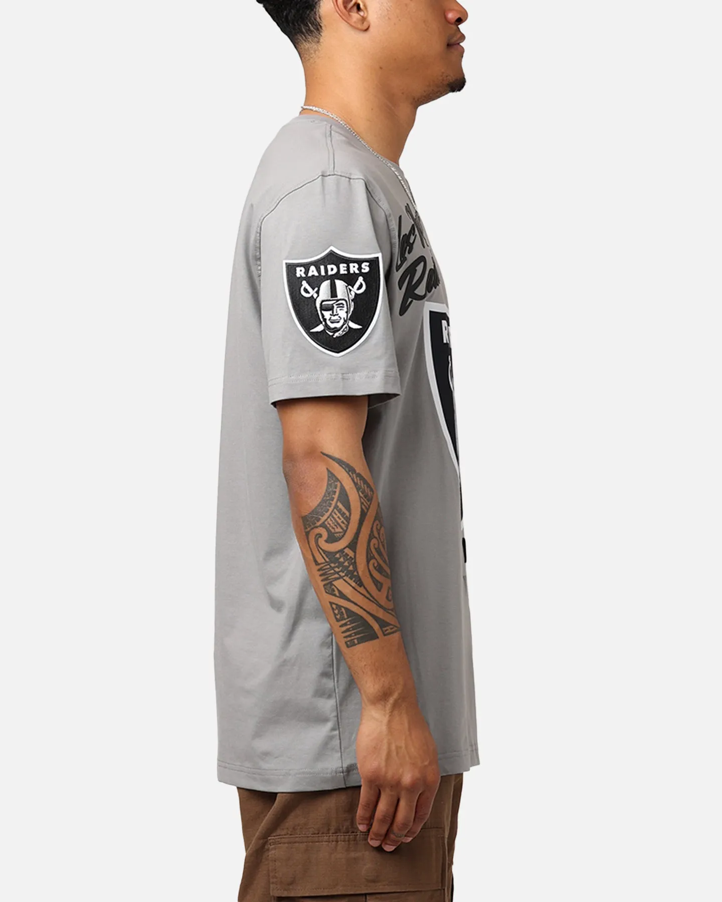 Pro Standard Las Vegas Raiders Fast Lane SJ T-Shirt Grey