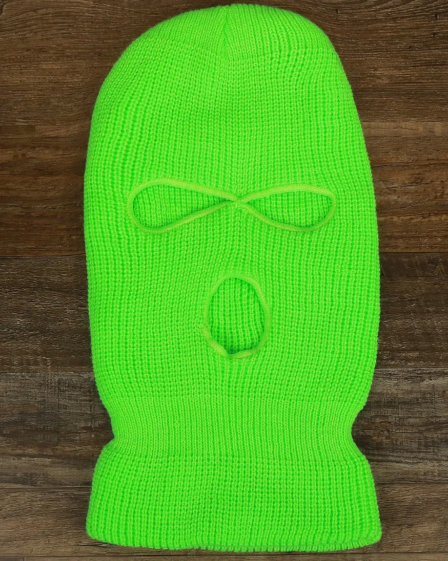 Solid 3-Hole Ski Mask