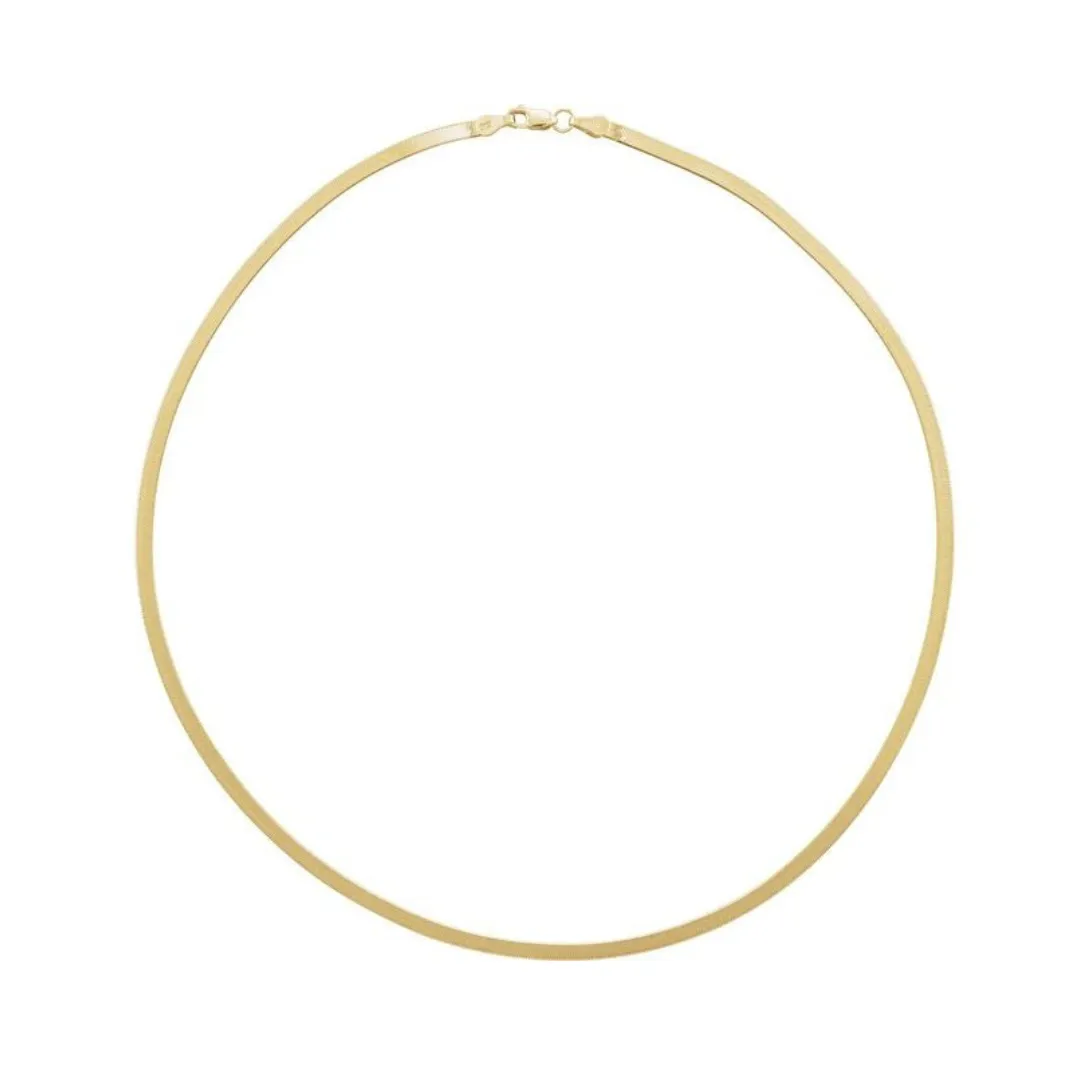 SOLID GOLD 2.8MM HERRINGBONE CHAIN