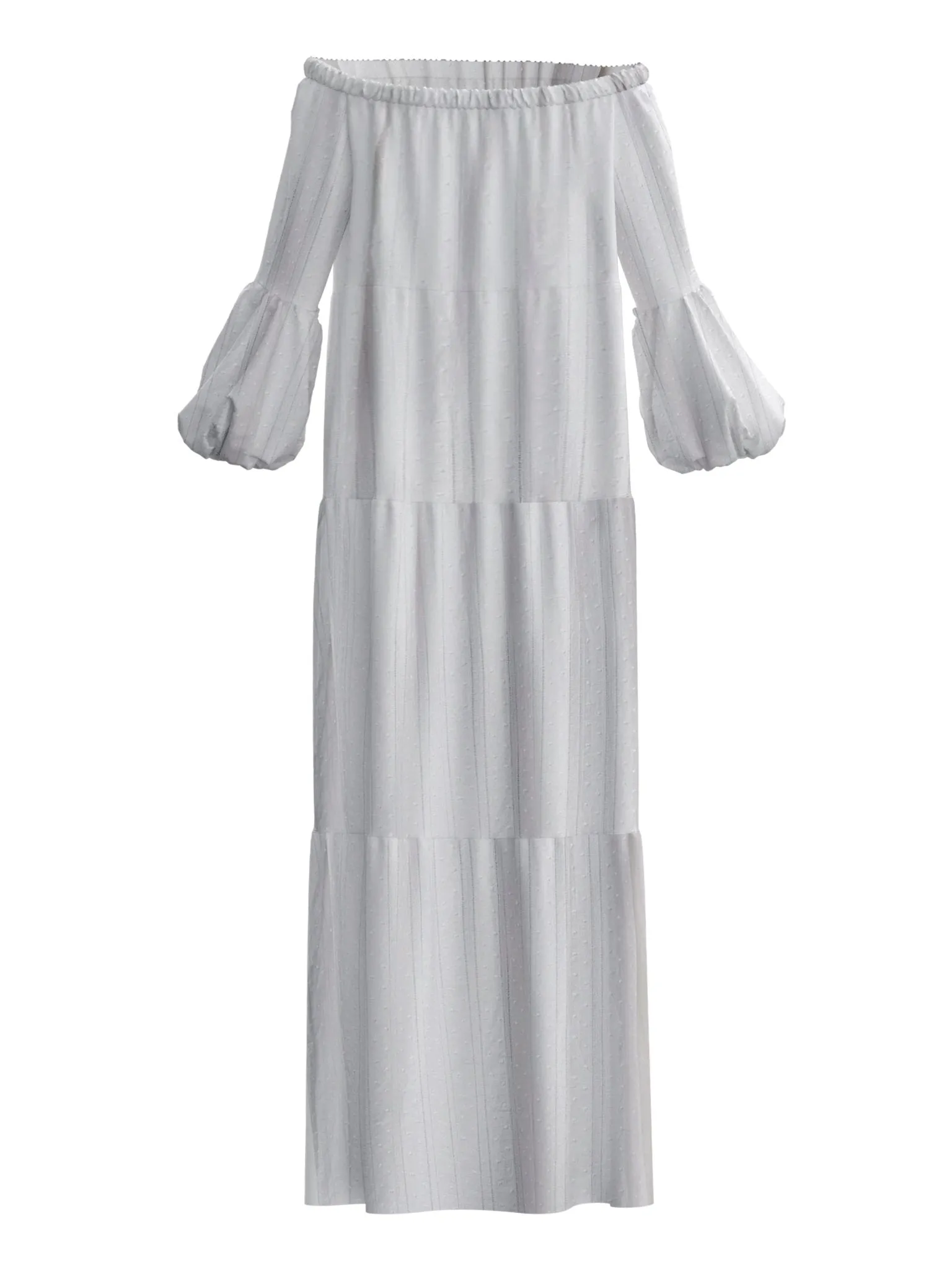 Sustainable Kudi Dress - Solid Blanc