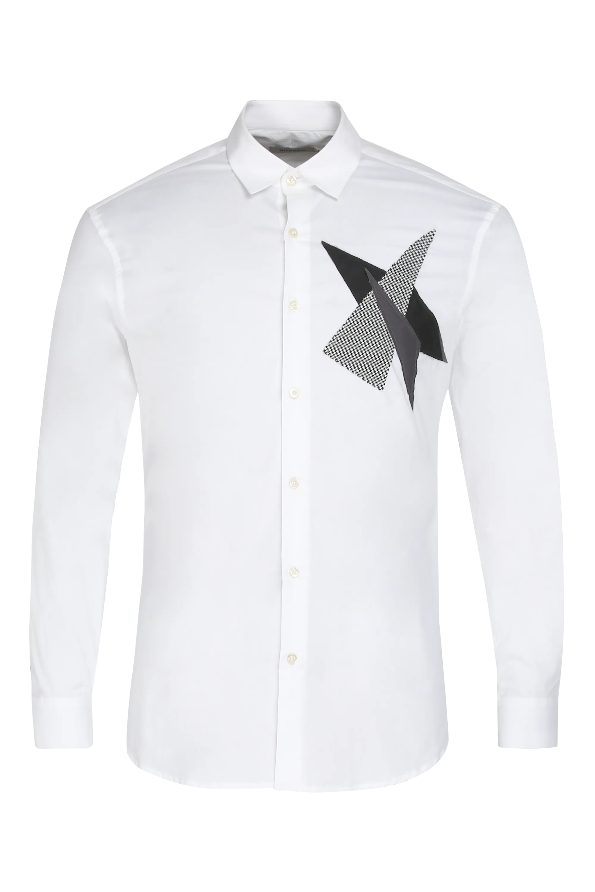 The Fragmented Shirt in White