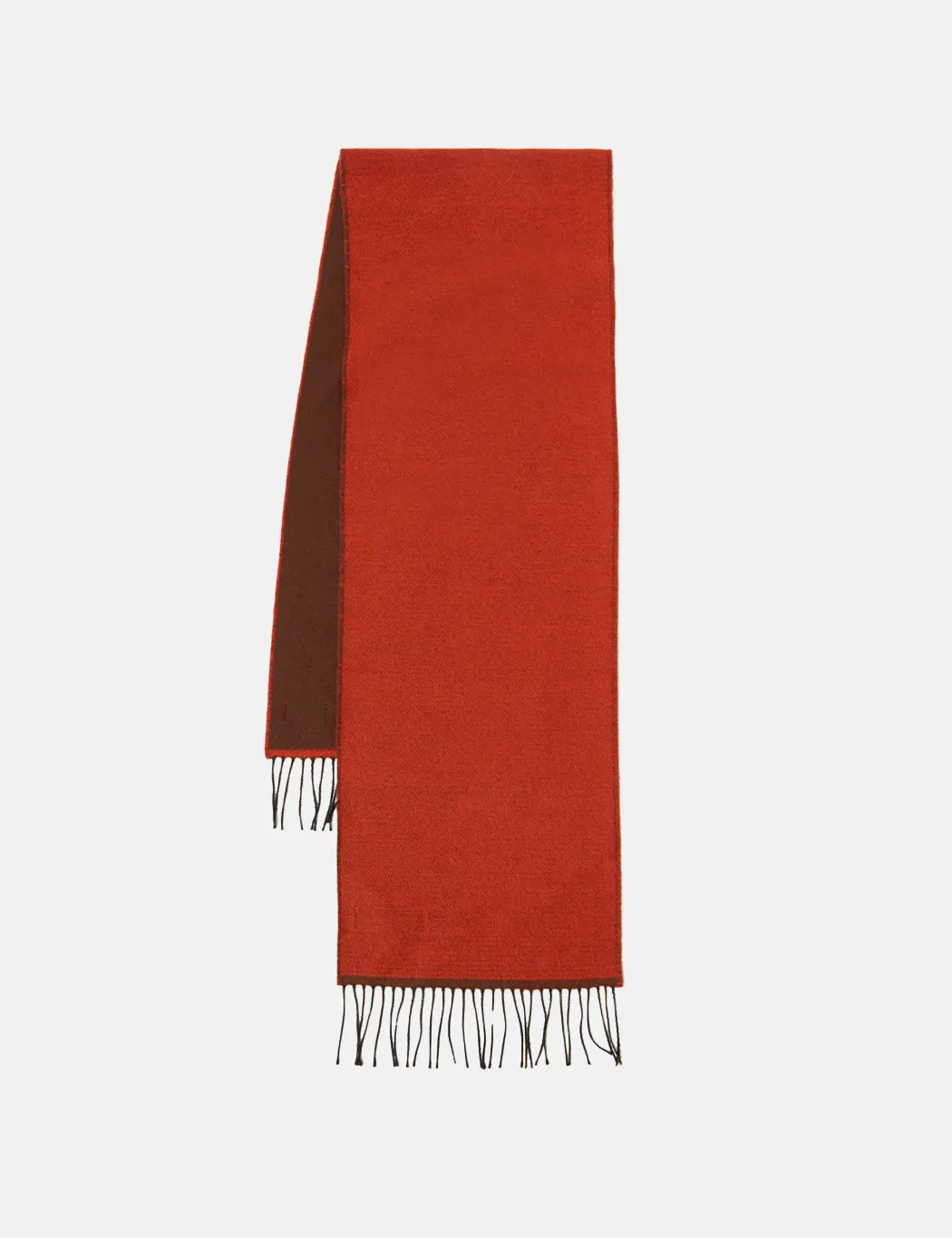 Universal Works Scarf - Rust Orange/Brown