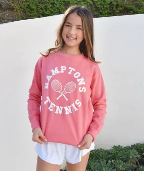 Vintage Havana Girls Hamptons Tennis Crew Sweatshirt