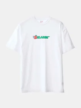 X-Large Apples Tee - Solid White