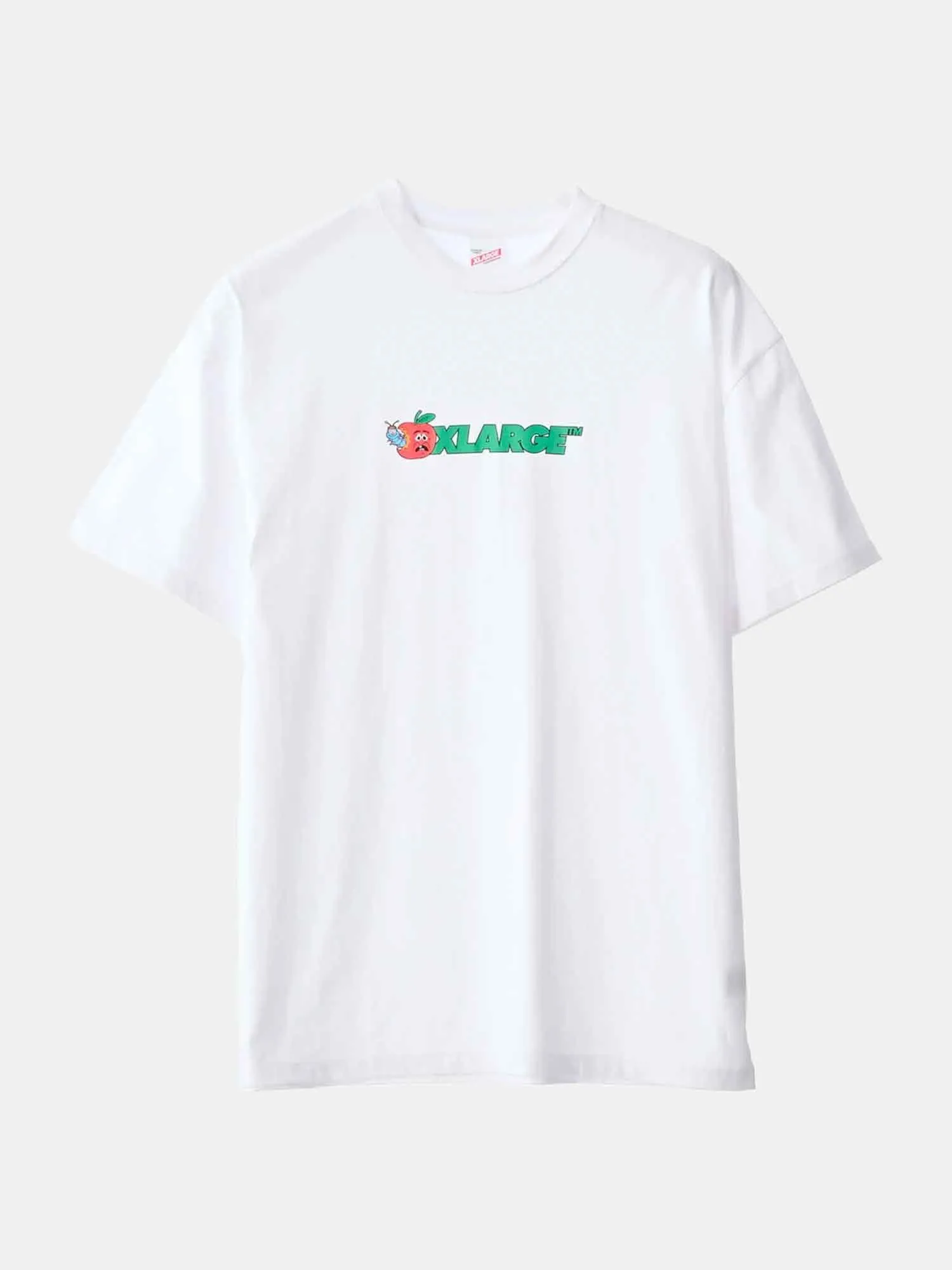 X-Large Apples Tee - Solid White